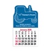 2-Color Stick Up Grid, English (13-Month) Tractor 2026