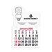 2-Color Stick Up Grid, English (13-Month) Fluorescent Light Bulb 2026