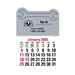 2-Color Stick Up Grid, English (13-Month) Wrench 2026