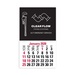 2-Color Stick Up Grid, English (13-Month) Pipe Wrench 2026