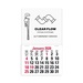 2-Color Stick Up Grid, English (13-Month) Pipe Wrench 2026