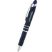 Lexi Soft Touch Lighted Tip Pen with Stylus - Full Color Imprint
