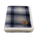Cottage Plaid Sherpa Blanket with Tan Patch