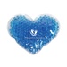 Large Heart Aqua Pearls Hot/Cold Pack