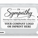 In Sympathy Tissue Packets with Your Custom Imprint