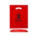 Biodegradable Plastic Die Cut 12" x 16" x 3"Bag with Imprint