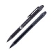 Custom Lavon Matte Black Barrel Pen With Stylus