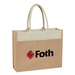 Jute Tote Bag With Front Pocket