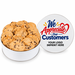 We Appreciate Our Customers Chocolate Chip Cookie Tin with Your Logo