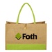 Jute Box Tote Bag
