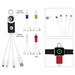 Rabs Multi-Charging Cables With Watch Dock