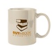 11 oz. Colored Budget Custom Ceramic Mug -Multi Imprint Location