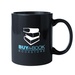 11 oz. Colored Budget Custom Ceramic Mug -Multi Imprint Location