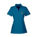 Devon & Jones CrownLux Performance Ladies Plaited Polo - Screen Print