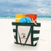 Striped Accent Boat Tote - Full Color Imprint