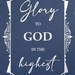 Premium Glory to God Holiday Greeting Card