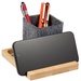 Recycled Felt & Bamboo Pen Holder