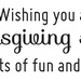 Classic Falling Leaves Thanksgiving Greeting Card