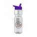 Champion - 28 oz. Transparent Bottle with Flip Straw lid