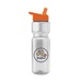 Champion - 28 oz. Transparent Bottle with Flip Straw lid