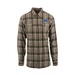Burnside Men's Plaid Flannel Shirt - Embroidery