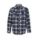 Burnside Men's Plaid Flannel Shirt - Embroidery
