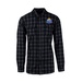 Burnside Men's Plaid Flannel Shirt - Embroidery