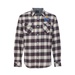 Burnside Men's Plaid Flannel Shirt - Embroidery