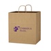Kraft Paper Brown Shopping Bag - 14"W x 15"H