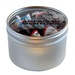 Tootsie Rolls in Large Round Window Tin