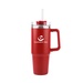 30 oz. Acropolis Vacuum Insulated Travel Mug with Straw - Screen Print