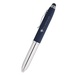 Crowne Triple Function Soft Touch Pen with Light & Stylus