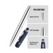 Crowne Triple Function Soft Touch Pen with Light & Stylus