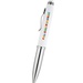 Crowne Triple Function Soft Touch Pen with Light & Stylus - Full Color