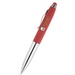 Crowne Triple Function Soft Touch Pen with Light & Stylus - Full Color