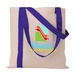Striped Economy Tote - Full Color Imprint