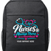 Nurses Laptop Backpack Gift with Personalization