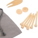 Bamboo Golf Tee Set with Recycled Pouch