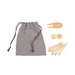Bamboo Golf Tee Set with Recycled Pouch