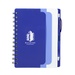 5 x 7 Recycled Dual Pocket Spiral Notebook with Pen