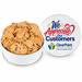 We Appreciate Our Customers Chocolate Chip Cookie Tin with Your Logo