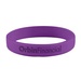 Customized Single Color Silicone Bracelet