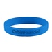 Customized Single Color Silicone Bracelet