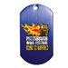 Metal Dog Tag with 23.5&quot; Chain - Full Color Imprint
