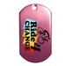 Metal Dog Tag with 23.5&quot; Chain - Full Color Imprint