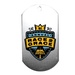 Metal Dog Tag with 23.5&quot; Chain - Full Color Imprint