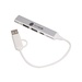 Recycled Aluminum 4-Port USB-A and C Hub