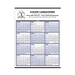 Span-A-Year Calendar (White and Blue)