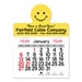 Adhesive Peel-N-Stick Smile Face 2026 Calendars