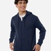 adidas Men's Game & Go Fleece Full-Zip Hooded Sweatshirt